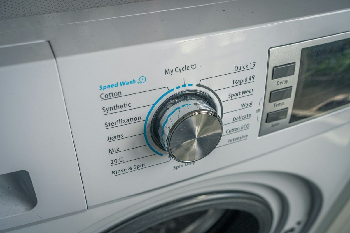 Sélecteur de programmes d'un lave-linge